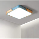 Colorful Square Simple Ceiling Lights
