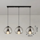 Modern Retro Copper Glass Hallway Pendant Light