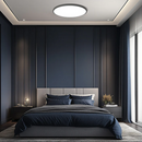 Modern Black Led Ultra-thin Close to Ceiling Lighting