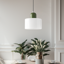 Simple Bauhaus Glass Conservatory Area Pendant Light