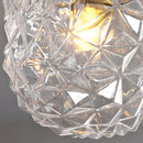 Contemporary Clear Glass Hallway Ceiling Light
