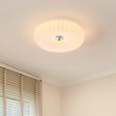 Vinatge Bauhaus Cream Glass Ceiling Light