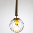 Nordic Simple Glass Bedside Pendant Light