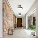 Set of 2 Nordic Semi Flush Ceiling Lights Hallway LED Ceiling Lamp