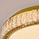 Minimalist Crystal Chandelier LED Flush Mount Ceiling Lights