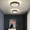 Set of 2 Black LED Hallway Ceiling Lights