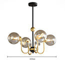 Black Adjustable Sputnik Chandeliers