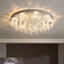 Modern Glam Crystal LED Ceiling Lights for Dining Room Lounge