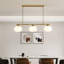 Nordic Glass Pendant Light Dining Table Adjustable Suspended Light Fixture