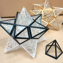 Star Shape Semi Flush Mount Ceiling Light
