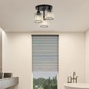 Crystal Semi Flush Ceiling Lights for Living Room, Hallway