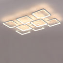 Modern Geometric Square LED Ceiling Lights for Office Bedroom