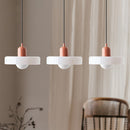 3 Heads Modern Art Decor Simple Glass Pendant Light