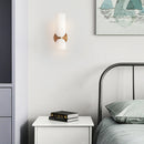 Double Head Glass Wall Lamp LED Sconce for Bedroom