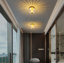 Contemporary Mini Clear Glass Wall Light