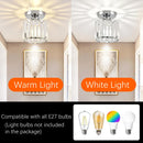 Modern 1-Light Hallway Flush Mount Ceiling Light