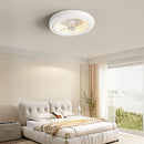 Macaron Simple Bedroom Ceiling Fan With Light