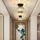 Semi Flush Mount Ceiling Lights, Modern Crystal Hallway Ceiling Lamp