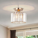 Luxury Crystal Semi-flush Mount Ceiling Light