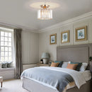 Set of 2 Crystal Ceiling Light for Hallway Living Room