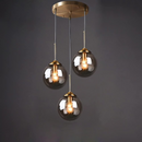 Industrial Glass Ball Pendant Light