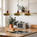 3 Heads Modern Art Decor Simple Glass Pendant Light