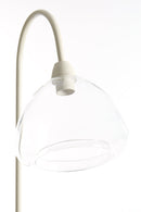 Floor lamp 47x28x160 cm BISHO glass clear+cream