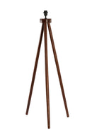 Floor lamp tripod 52x52x122 cm ILIAS wood russet