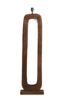 Floor lamp 38x12x125 cm KELAFO wood chocolate brown