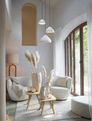 Floor lamp 35x20x119 cm PACECO wood matt natural