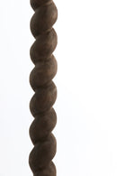 Floor lamp 30x138 cm NANNO wood matt grey-brown
