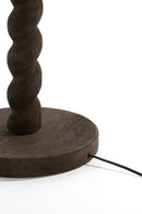 Floor lamp 30x138 cm NANNO wood matt grey-brown