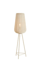 Floor lamp tripod 37x135 cm ADETA matt cream