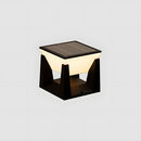 Simple  Solar Power Black Outdoor LED Wall/Floor Lights