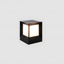 Modern Black Solar Power Outdoor Lantern LED Wall/Floor Lights