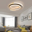 Black Minimalist LED Flush Mount Ceiling Lights