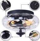 Vintage Glass Shade Hallway Ceiling Lights