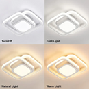 Minimalist Double Ring LED Ceiling Lamp