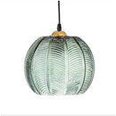 Modern Green Glass Hanging Lamp