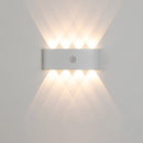 IP65 Modern Up and Down LED PIR Outdoor Wall Light