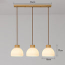 Creative Bowl-shaped Glass Bedroom Pendant Lamp Fixtures