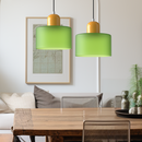 Simple Bauhaus Glass Conservatory Area Pendant Light