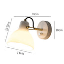 Modern Glass Wall Light For Bed Room