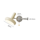 Retro Capsule White Swing Arm Wall Lamp