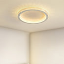 Modern Luxury Black Crystal Ring LED Halo Bedroom Ceiling Light