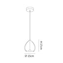 French Style Creamy Hanging Lamp Rustic Nature-Inspired Design Pendant Light