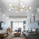 Elegant Iron Craft Living Room Flush Mount Ceiling Light