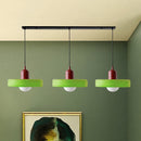 3 Heads Modern Art Decor Simple Glass Pendant Light