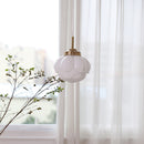 Vintage Art Glass Hanging Lamp