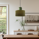 Bauhaus Small Glass Art Pendant Light For Kitchen Island